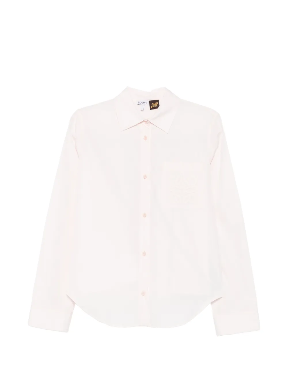 LOEWE x Paula's Ibiza Camicia con ricamo Anagram - Rosa
