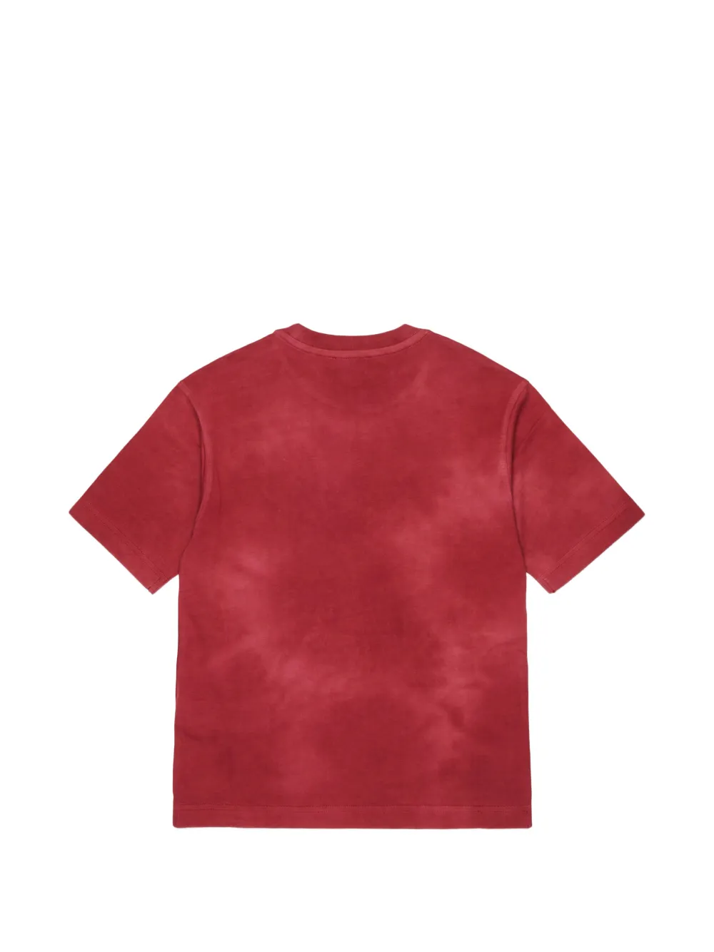 Diesel Kids T-shirt met tatoeage-effect en print Rood