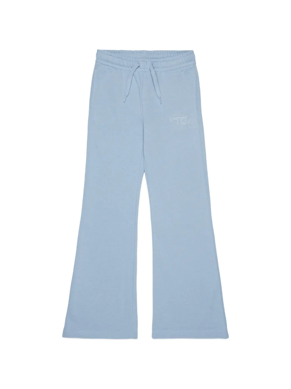 Diesel Kids oval D flared track pants - Blue