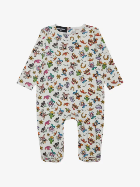DSQUARED2 KIDS western-print jumpsuit