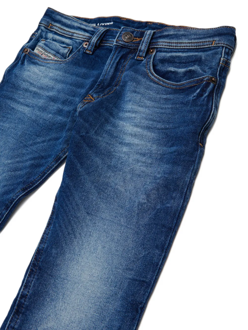 Diesel Kids JoggJeans skinny jeans Blauw