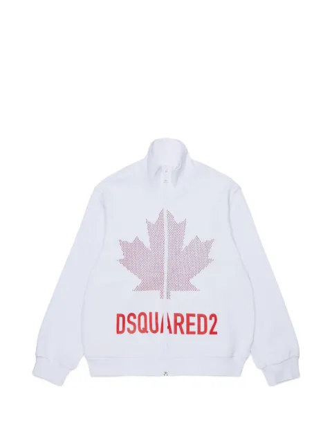DSQUARED2 KIDS rhinestone-embellished logo-print sweatshirt