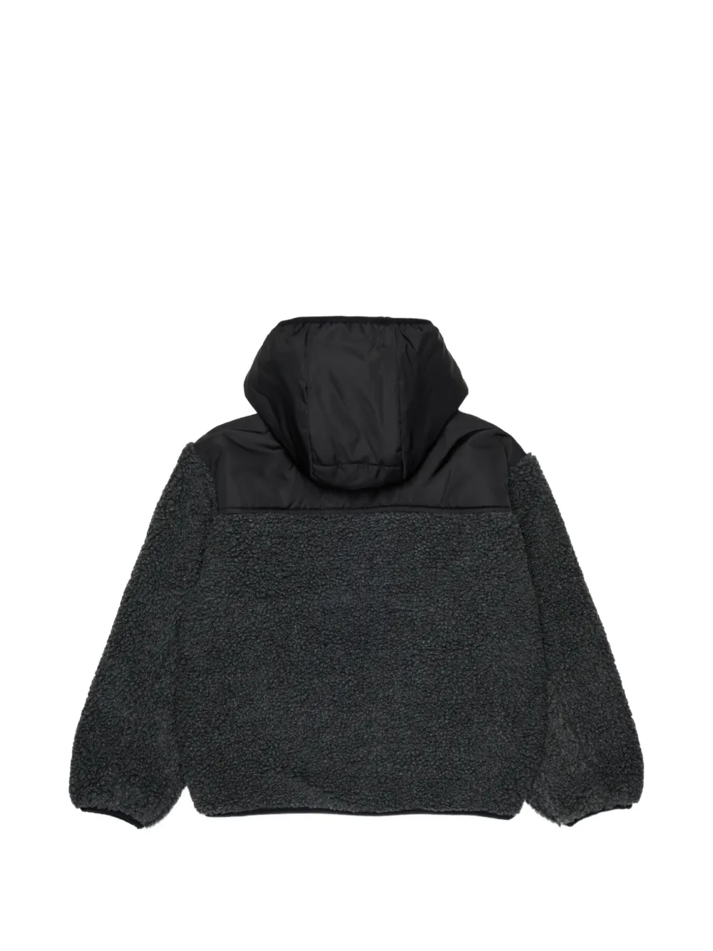 Diesel Kids Bomberjack met geborduurd logo en fleece vlak Grijs