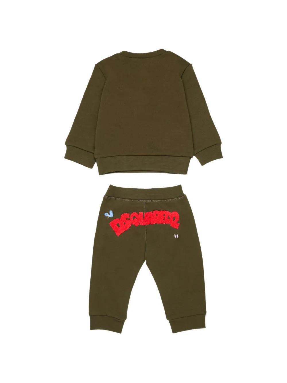 Dsquared2 Graphic-print Tracksuit In Green