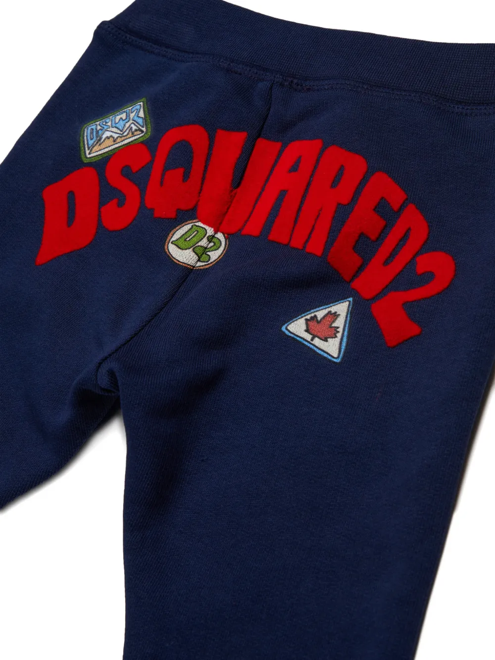 DSQUARED2 KIDS Trainingsbroek met logopatch Blauw