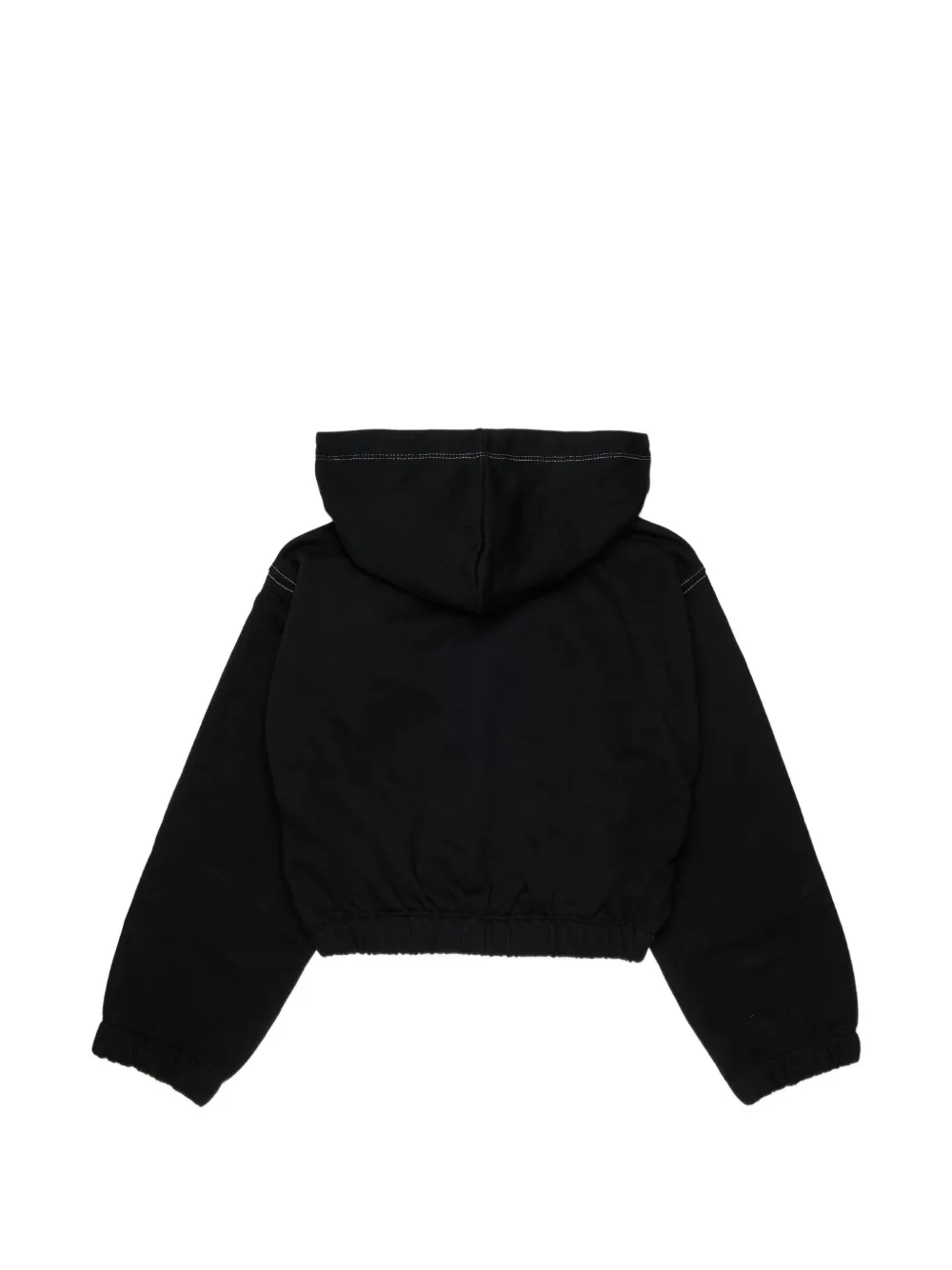 Diesel Kids Hoodie met logoprint Zwart