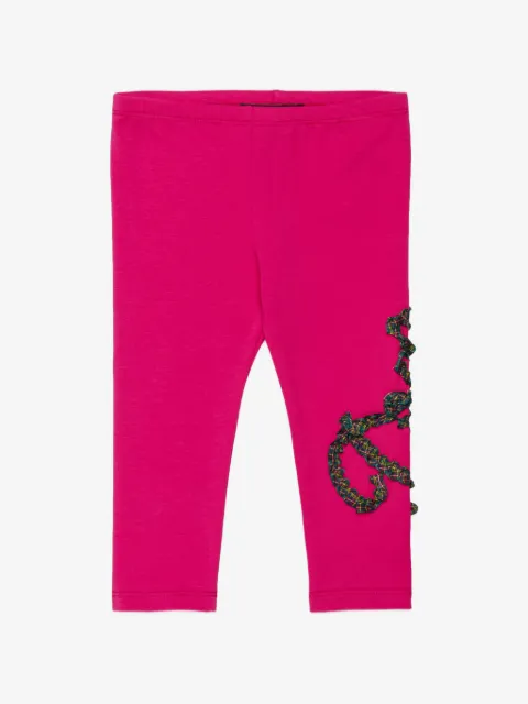 DSQUARED2 KIDS legging à détails volantés