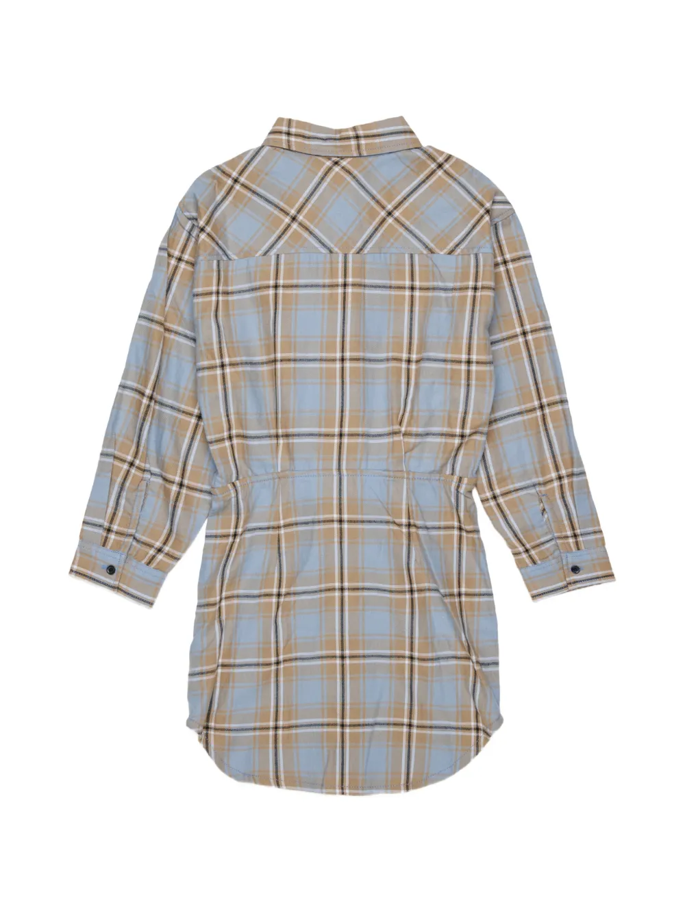 Diesel Kids Mini-shirtjurk met geknoopt detail Blauw