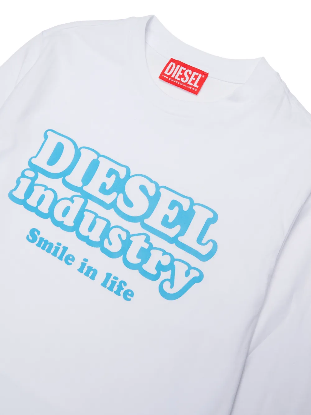 Diesel Kids T-shirt met lange mouwen Wit