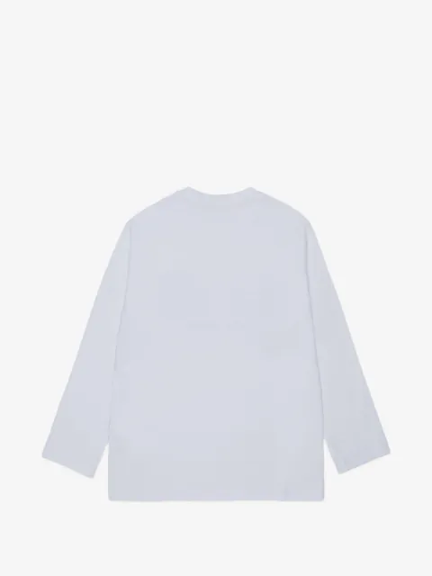 Diesel Kids 로고 프린트 롱슬리브 티셔츠
