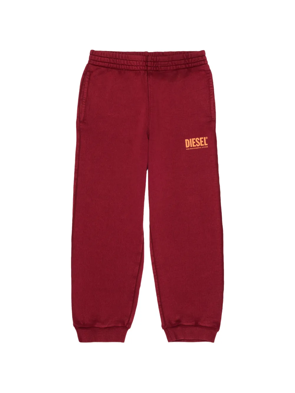 Diesel Kids Pantaloni sportivi con logo - Rosso