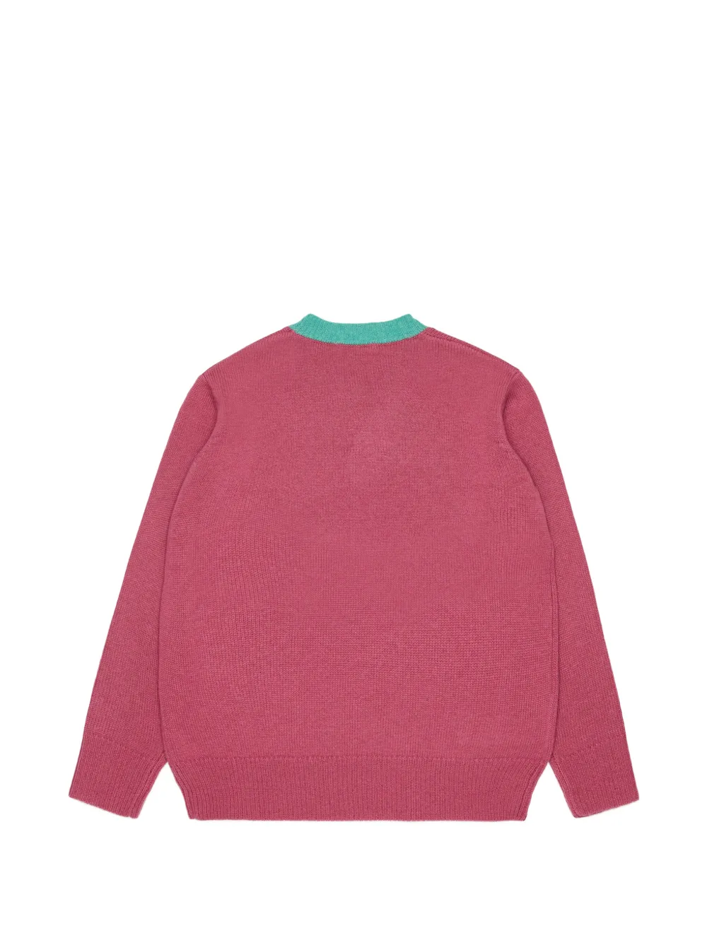 Marni Kids Trui met intarsia logo Roze