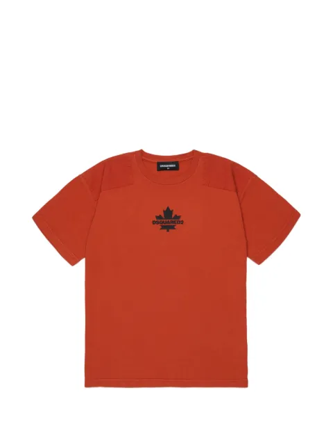 DSQUARED2 KIDS playera con logo estampado