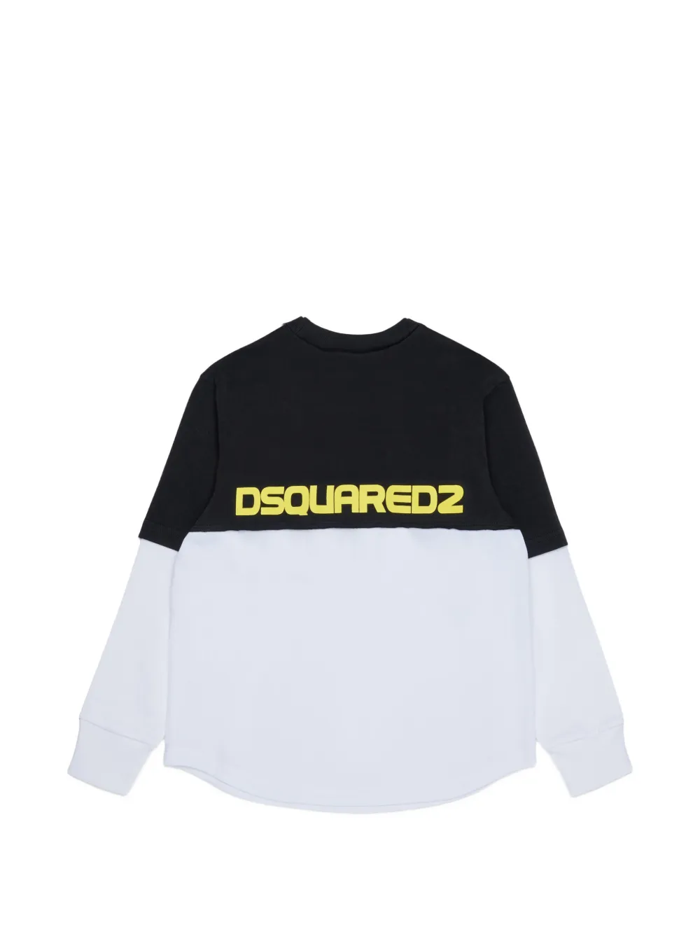 DSQUARED2 KIDS Sweater met mesh zak en logo-print Zwart