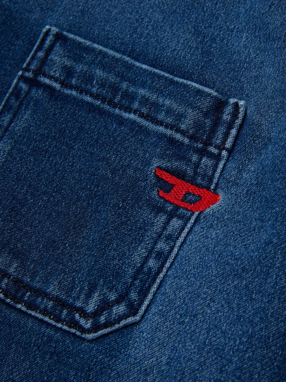 Diesel Kids Spijkershirt met capuchon Blauw