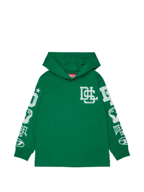 Diesel Kids hættetrøje med logotryk
