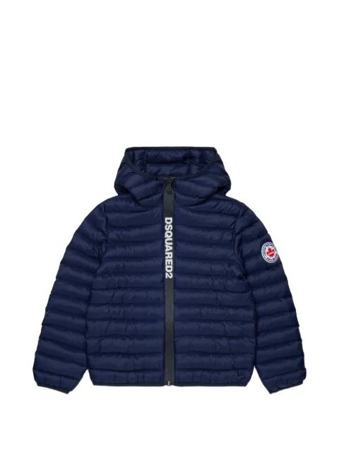 DSQUARED2 KIDS logo-print padded jacket