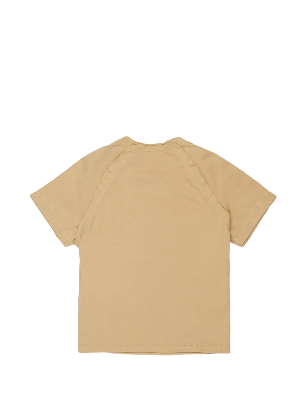 Diesel Kids T-shirt met grafische print Beige
