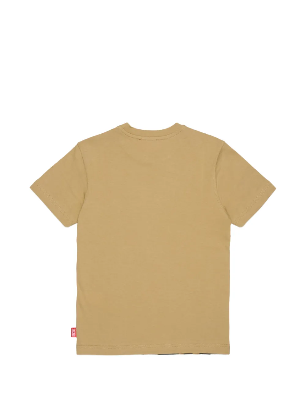 Diesel Kids T-shirt met logoprint Beige