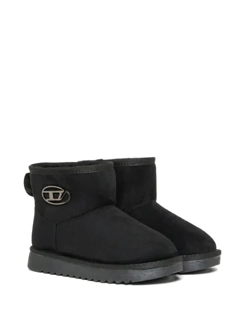 Diesel Kids logo-plaque boots
