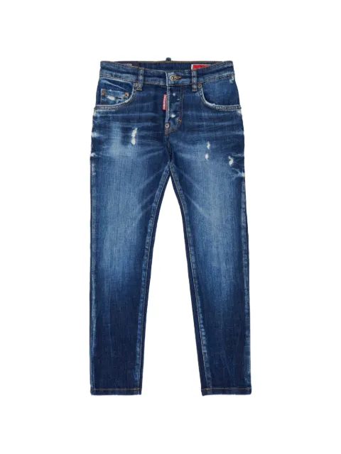 DSQUARED2 KIDS Skater distressed-effect jeans