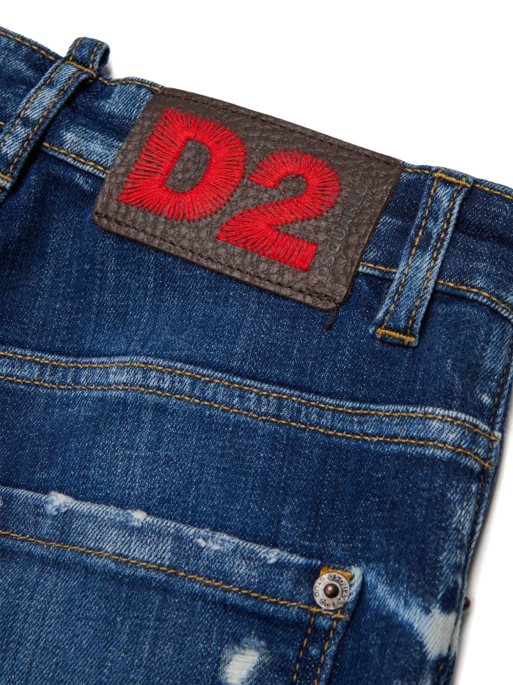 DSQUARED2 KIDS Slim-fit jeans Blauw