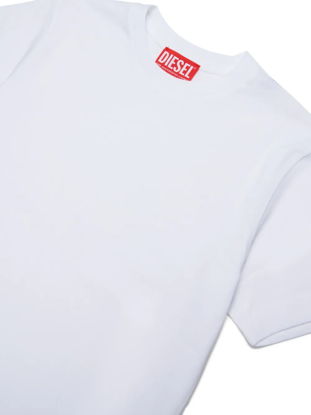 Diesel Kids T-shirt met logoprint Wit