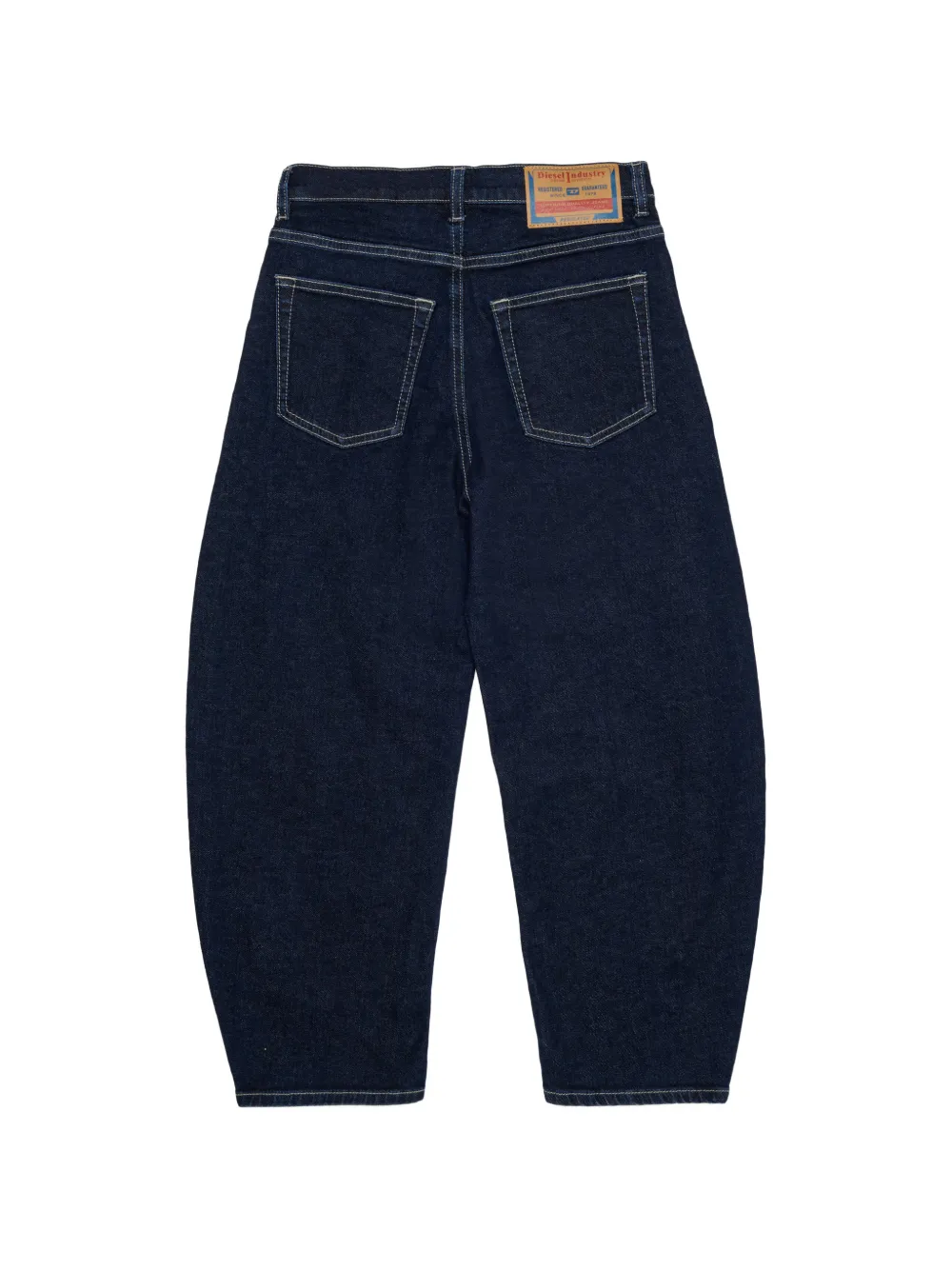 Diesel Kids D-Milty jeans met contrasterend stiksel Blauw