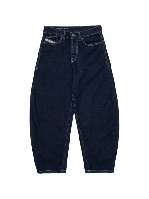 Diesel Kids Jeans D-Milty con cuciture a contrasto