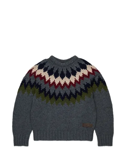 DSQUARED2 KIDS jacquard-knit sweater