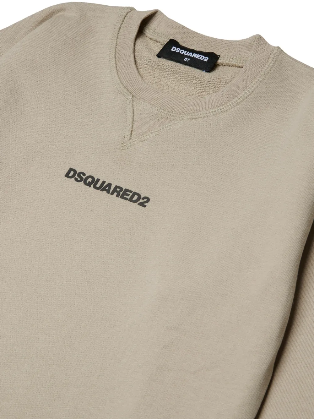DSQUARED2 KIDS Tweedelige set met logoprint Beige