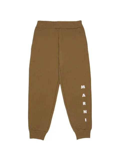 Marni Kids logo-print tracksuit trousers