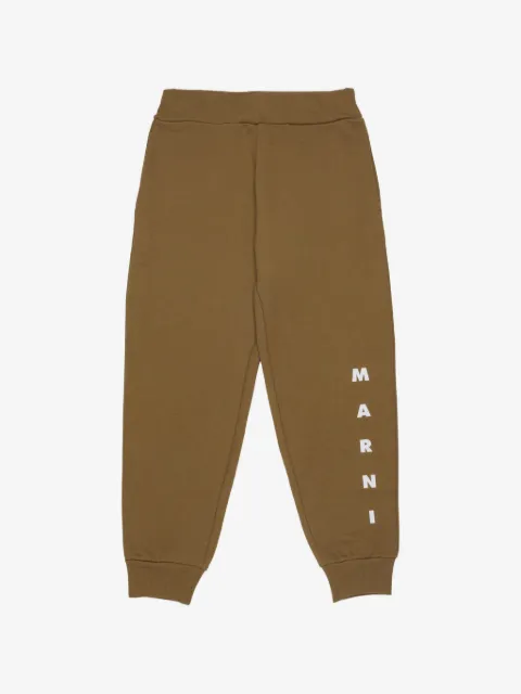 Marni Kids logo-print tracksuit trousers