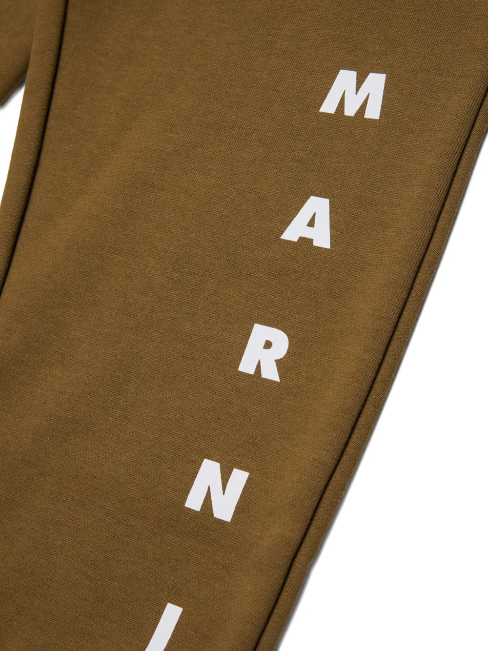 Marni Kids Trainingsbroek met logoprint Bruin