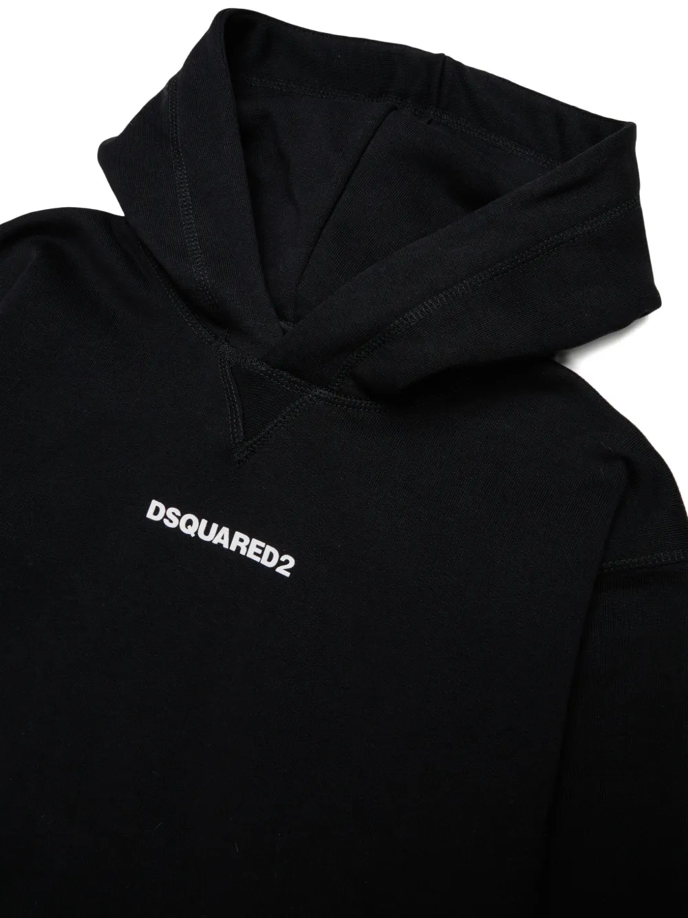 DSQUARED2 KIDS Hoodie met logoprint Zwart