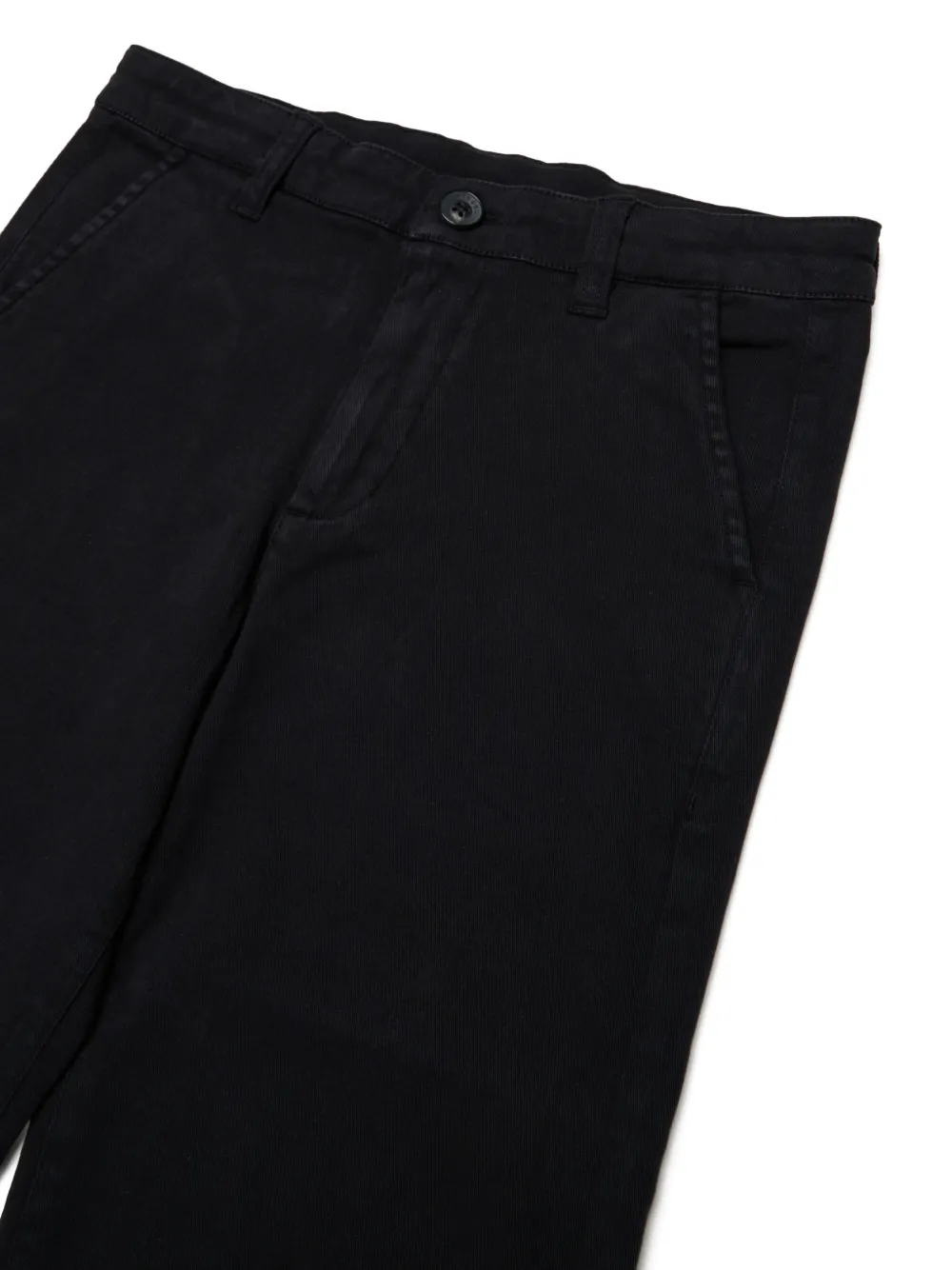 Diesel Kids Broek met geborduurd logo Zwart