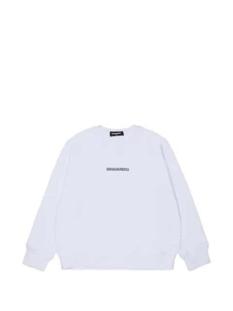 DSQUARED2 KIDS pull en coton à logo imprimé
