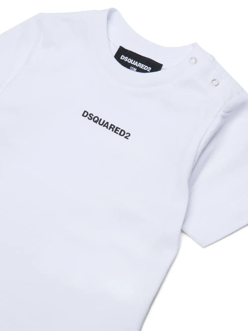  Dsquared2 Kids Camiseta Con Logo Estampado - Blanco 