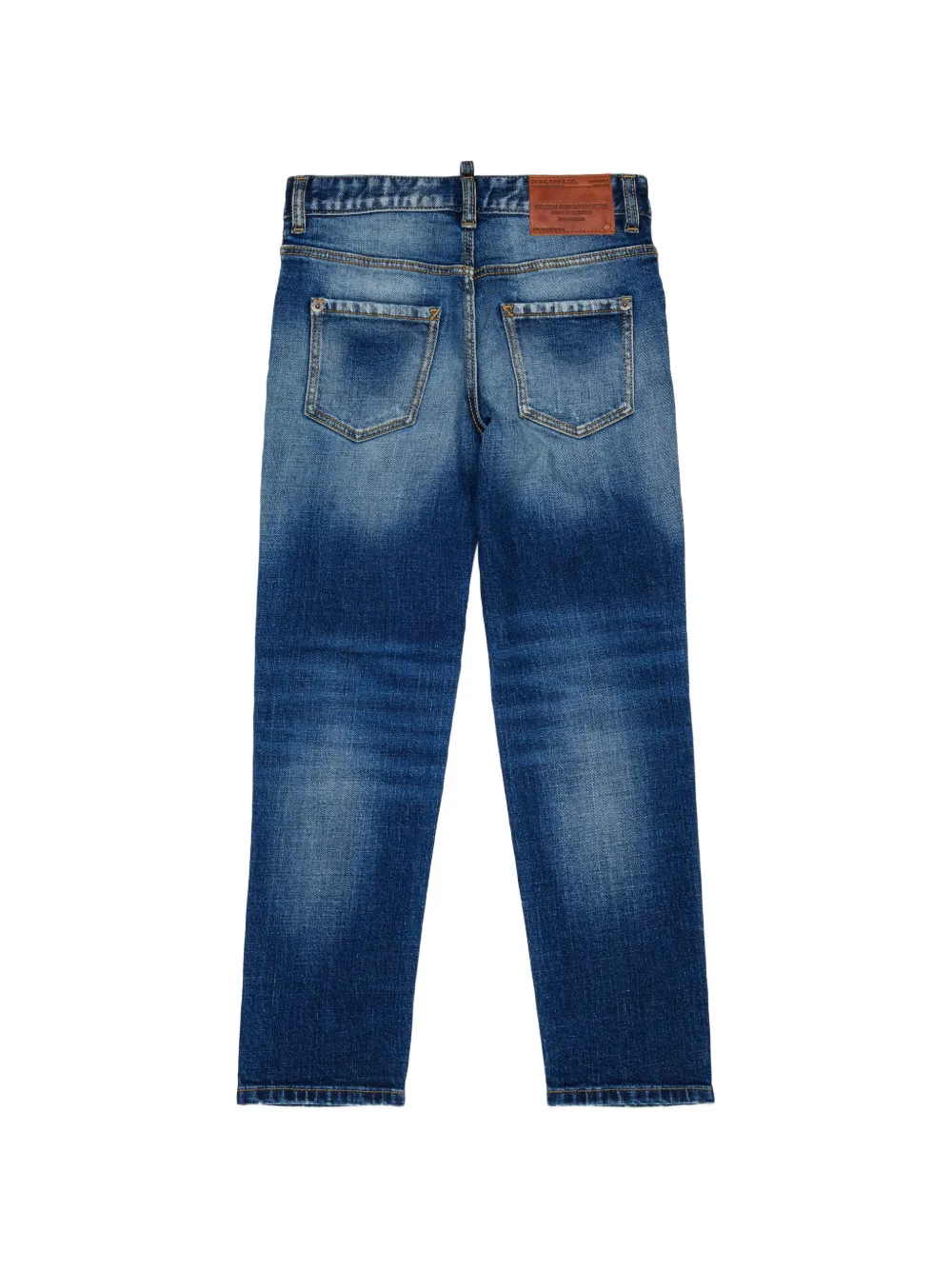DSQUARED2 KIDS Gerafelde jeans Blauw