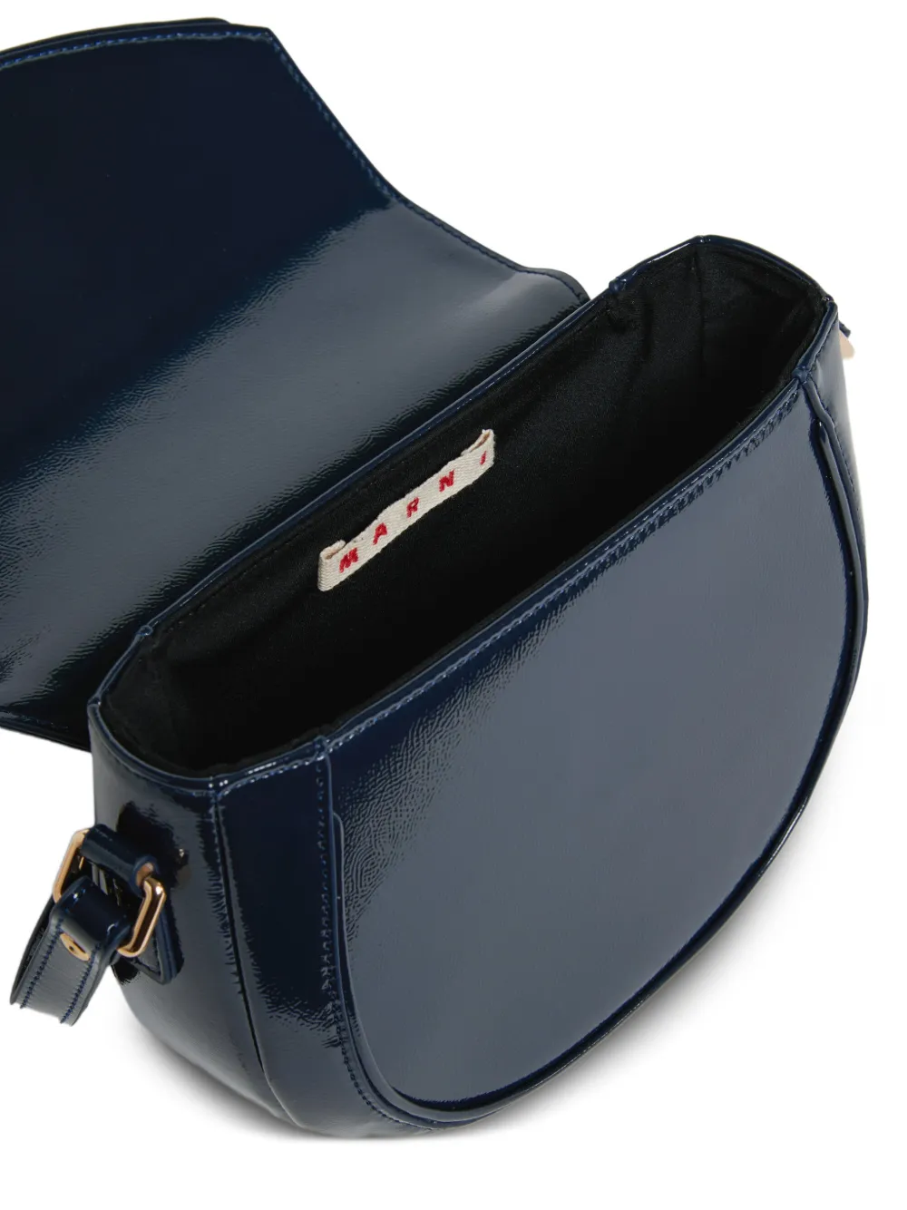 Marni Kids Smile logoprint schoudertas Blauw