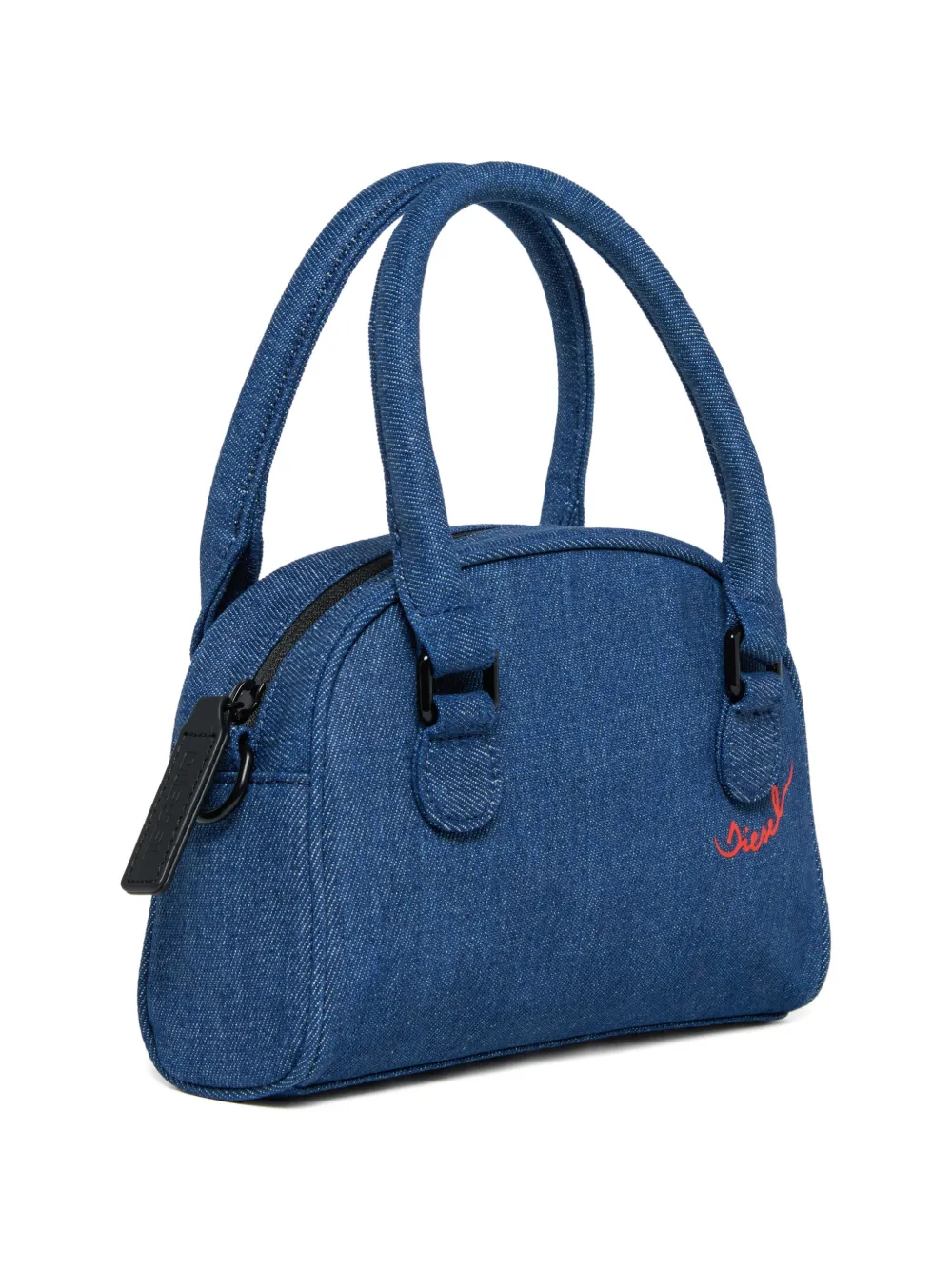 Diesel Kids Shopper met geborduurd logo Blauw