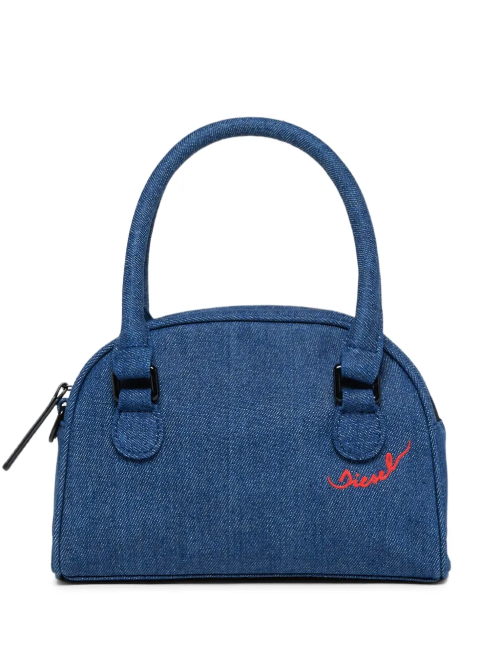 Diesel Kids Borsa denim con ricamo - Blu
