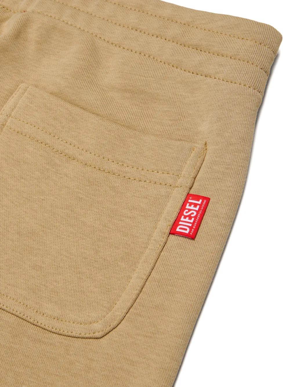 Diesel Kids Trainingsbroek met logoprint Beige