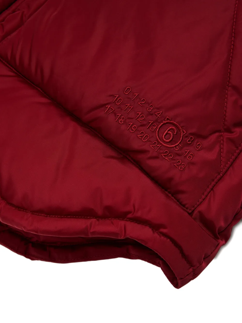 MM6 Maison Margiela Kids Gewatteerde bodywarmer Rood
