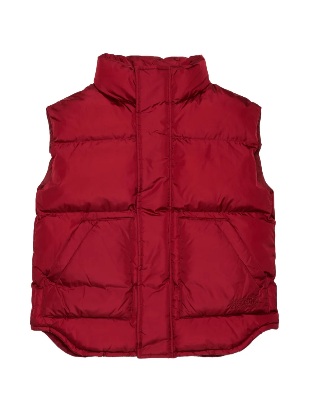 MM6 Maison Margiela Kids Gilet imbottito trapuntato - Rosso
