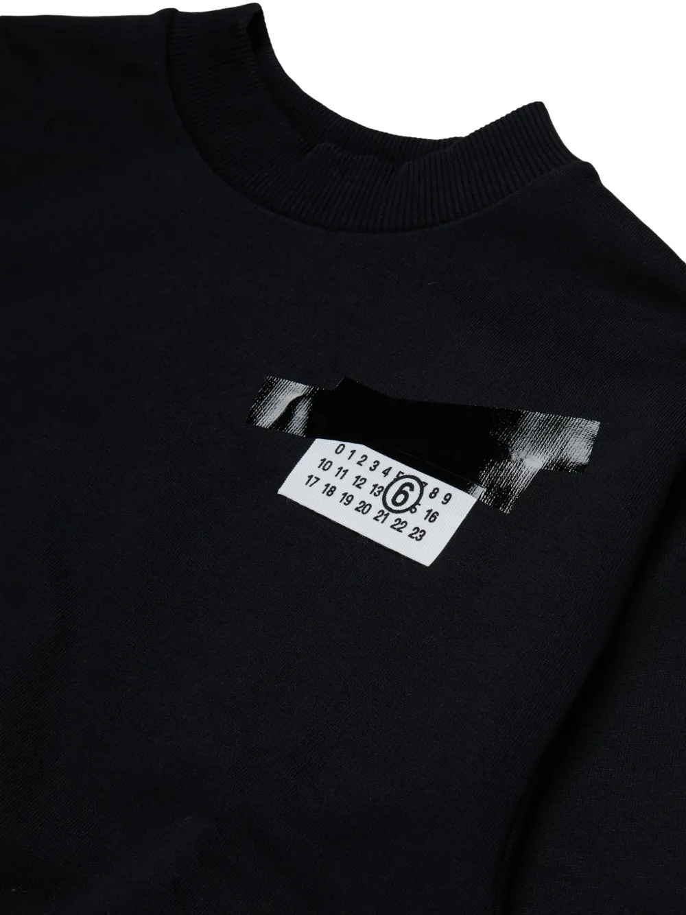 MM6 Maison Margiela Kids Trui met logoprint Zwart