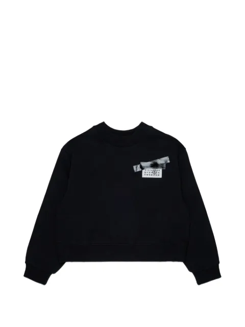 MM6 Maison Margiela Kids logo-print sweater