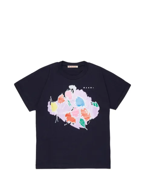 Marni Kids 플로럴 프린트 티셔츠
