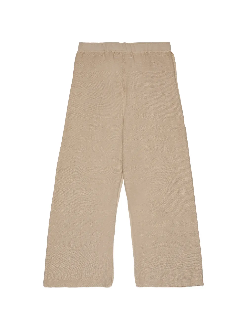 MM6 Maison Margiela Kids Broek met wijde pijpen Beige