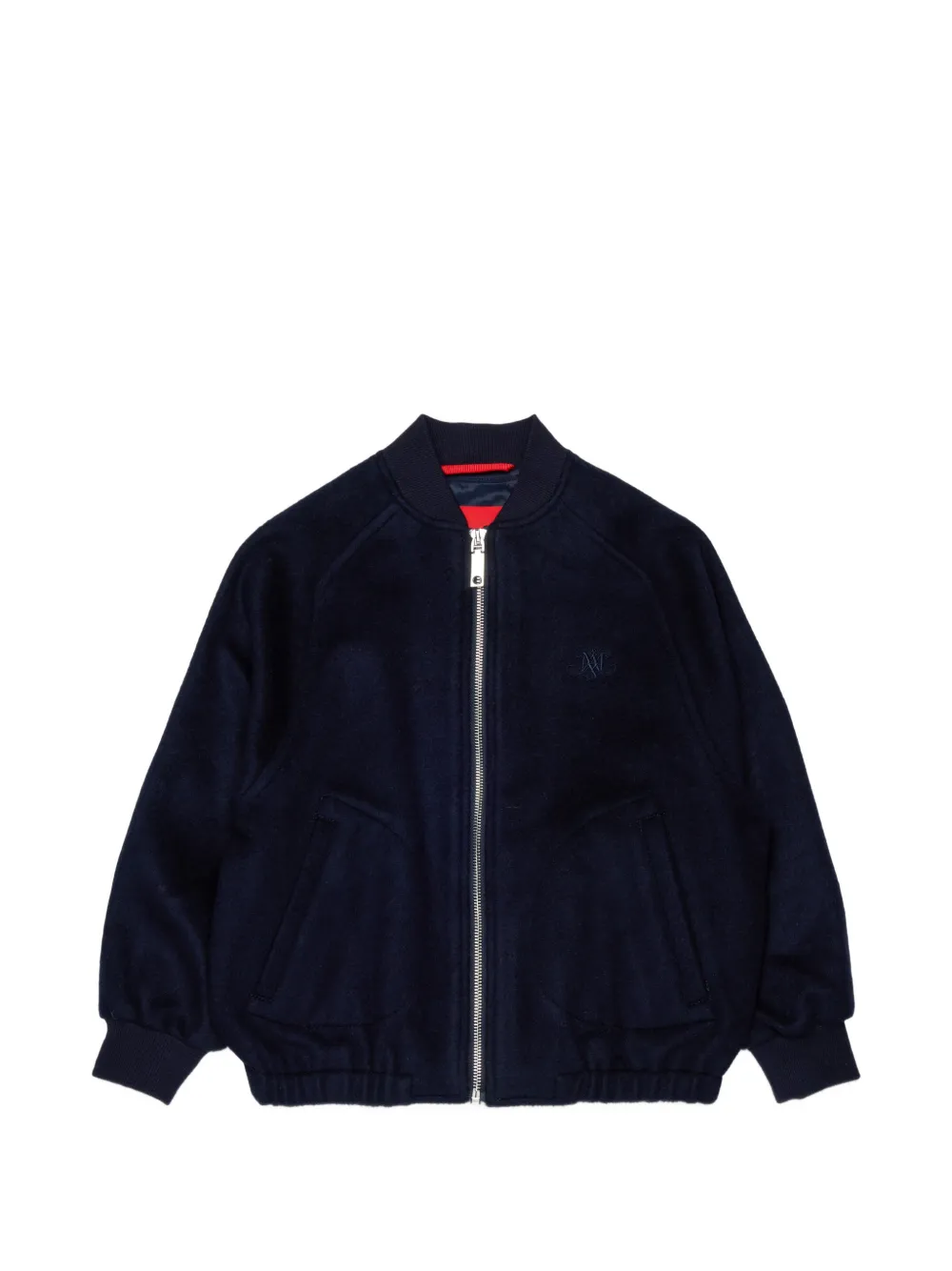 MAX&Co. Kids Bomberjacke mit Logo-Stickerei - Blau